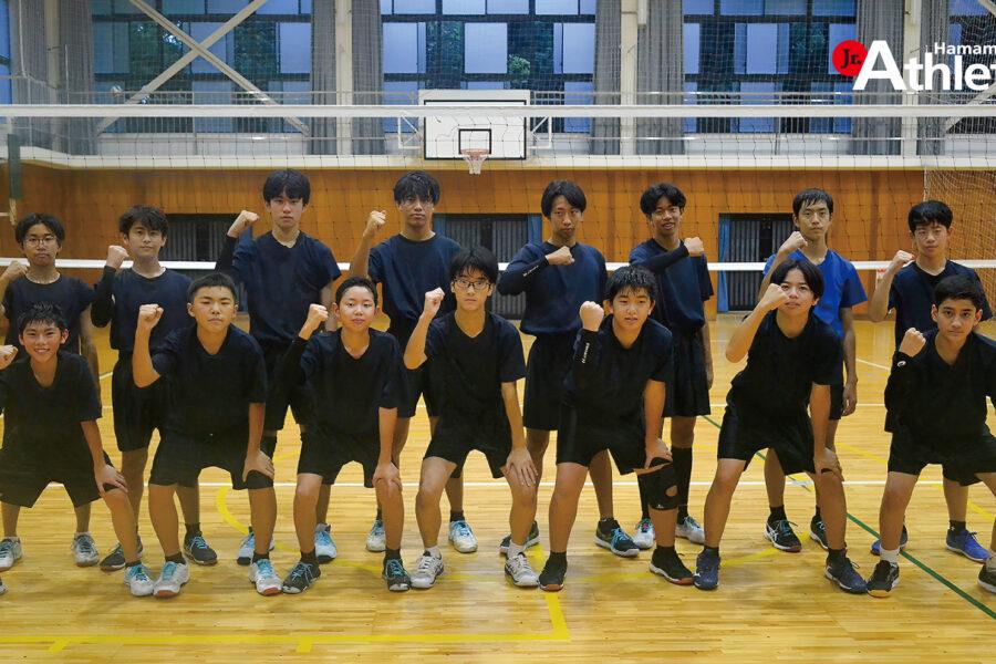 初戦敗退から県大会出場を達成。／入野中学校 男子バレーボール部